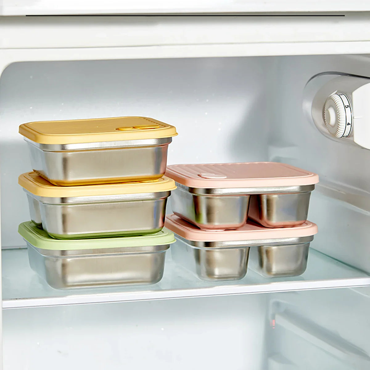Insulated Stackable Lunch Container Set | Leak-Proof, BPA-Free | 600ml–1250ml